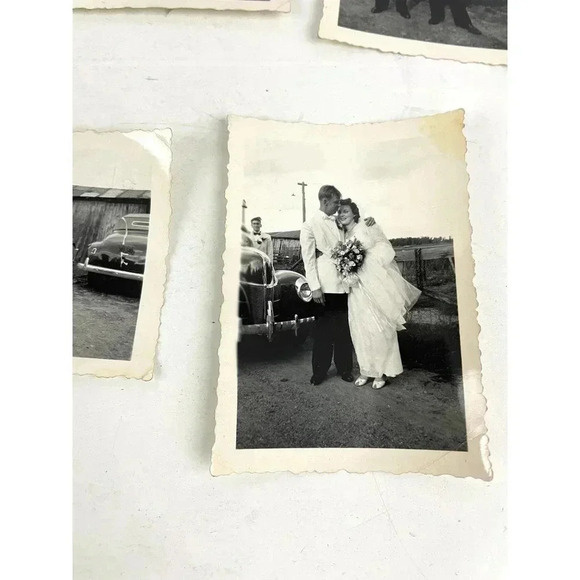 VTG Lot of 7 Wedding Day B&W Family Special Day Photographs Mid 50's - Picture 4 of 8